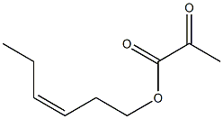 cis-3-Hexenyl Pyruvate التركيب الكيميائي