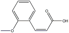 cis-2-Methoxycinnamic Acid التركيب الكيميائي