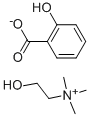 choline salicylate Chemische Struktur