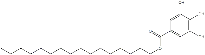 Cetyl Gallate 化学構造