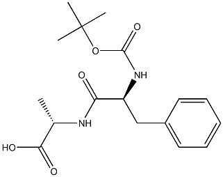 BOC-PHE-ALA-OH Chemische Struktur