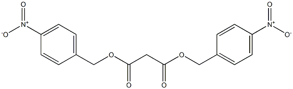 Bis(4-nitrobenzyl) Malonate Chemische Struktur