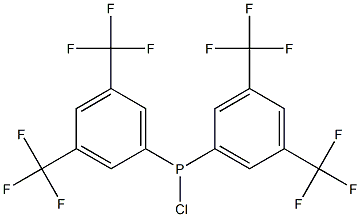 Bis(3，5-di(trifluoromethyl)phenyl)chlorophosphine Chemical Structure