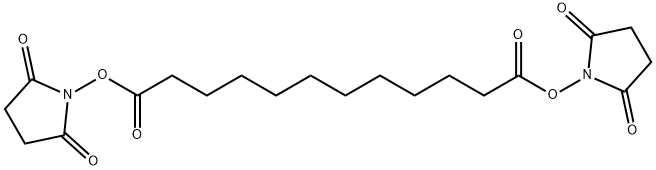 Bis(2，5-dioxopyrrolidin-1-yl) dodecanedioate Chemical Structure