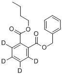 Benzyl Butyl Phthalate-d4 化学構造