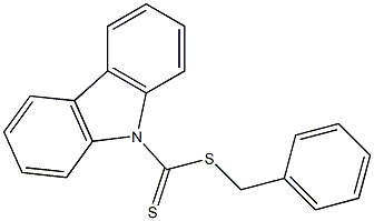 Benzyl 9H-carbazole-9-carbodithioate 化学構造