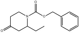 Benzyl 2-ethyl-4-oxopiperidine-1-carboxylate Chemical Structure