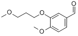 Benzaldehyde， 4-Methoxy-3-(3-Methoxypropoxy)- Chemical Structure