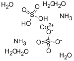 Ammonium Cobalt(II) Sulfate Hexahydrate 化学構造