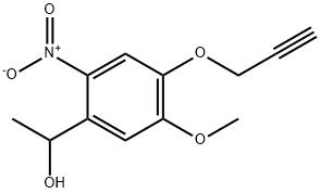 alpha-Methyl-5-methoxy-2-nitro-4-(2-propyn-1-yloxy)benzyl Alcohol التركيب الكيميائي