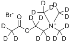 Acetylcholine-d16 Bromide 化学構造