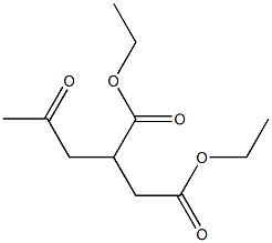 Acetonylsuccinic Acid Diethyl Ester Chemical Structure