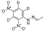 Acetaldehyde 2，4-Dinitrophenylhydrazone-d3 Chemische Struktur