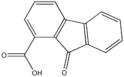 9-Fluorenone-1-carboxylic Acid Chemische Struktur