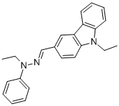 9-Ethylcarbazole-3-carboxaldehyde N-Ethyl-N-phenylhydrazone Chemical Structure