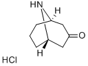 9-Azabicyclo[3.3.1]nonan-3-one Hydrochloride Chemical Structure