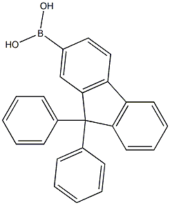 9，9-Diphenylfluorene-2-Boronic Acid Chemical Structure