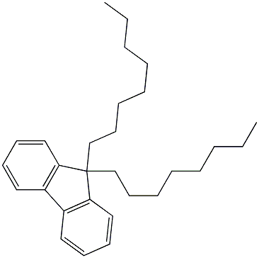 9，9-Di-n-octylfluorene Chemical Structure