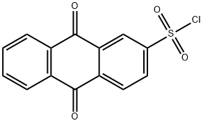 9，10-DIOXO-9，10-DIHYDROANTHRACENE-2-SULFONYL CHLORIDE Chemische Struktur