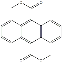 9，10-Anthracenedicarboxylic acid， dimethyl ester Chemical Structure