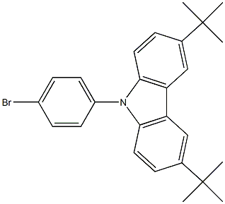 9-(4-Bromophenyl)-3，6-di-tert-butylcarbazole Chemical Structure