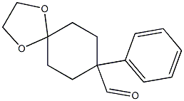 8-Phenyl-1，4-dioxaspiro[4.5]decane-8-carbaldehyde Chemical Structure