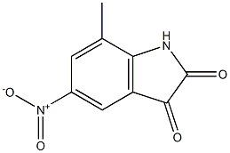 7-Methyl-5-Nitroisatin Chemical Structure