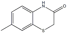 7-Methyl-1，4-benzothiazin-3-one 化学構造