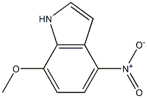 7-Methoxy-4-nitro-1H-indole التركيب الكيميائي