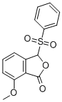 7-Methoxy-3-phenylsulfonyl-1(3H)-isobenzofuranone Chemical Structure