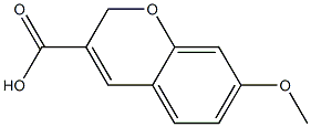 7-Methoxy-2H-chromene-3-Carboxylic acid Chemical Structure