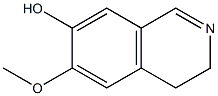 7-Hydroxy-6-methoxy-3，4-dihydroisoquinoline Chemical Structure