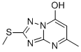 7-Hydroxy-5-methyl-2-methylthio-[1，2，4]triazolo[1，5-a]pyrimidine Chemical Structure