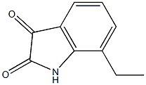 7-Ethyl-1H-indole-2，3-dione التركيب الكيميائي