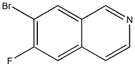 7-Bromo-6-fluoroisoquinoline Chemical Structure