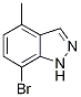 7-bromo-4-methyl-1H-indazole Chemical Structure