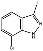 7-Bromo-3-iodo-1H-indazole Chemical Structure