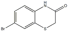 7-Bromo-2H-1，4-benzothiazin-3(4H)-one 化学構造