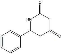 6-Phenylpiperidine-2，4-dione Chemical Structure