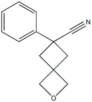 6-Phenyl-2-oxa-spiro[3.3]heptane-6-carbonitrile التركيب الكيميائي