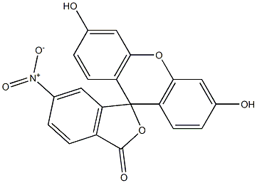 6-Nitrofluorescein (isomer II) Chemische Struktur