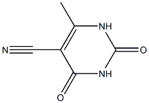 6-Methyl-5-cyanouracil 化学構造