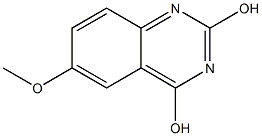 6-Methoxyquinazoline-2，4(1H，3H)-dione Chemische Struktur