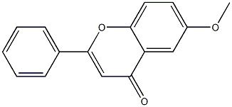 6-Methoxyflavone 化学構造