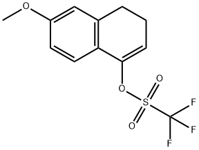 6-Methoxy-3，4-dihydronaphthalen-1-yl trifluoromethanesulfonate Chemical Structure