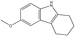 6-Methoxy-1，2，3，4-tetrahydrocarbazole التركيب الكيميائي