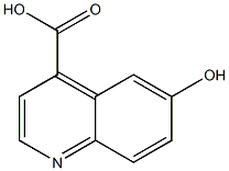 6-Hydroxy-4-quinolinecarboxylic acid 化学構造