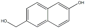 6-Hydroxy-2-Naphthalenemethanol التركيب الكيميائي