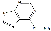 6-Hydrazinopurine 化学構造