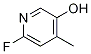 6-fluoro-4-methylpyridin-3-ol Chemical Structure